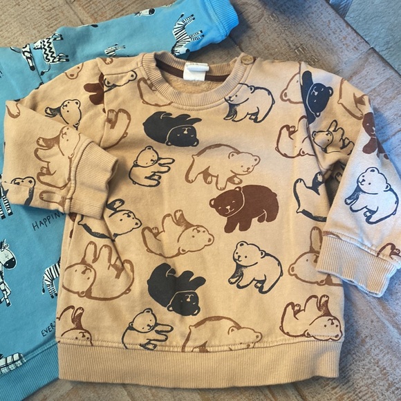 🐻🦓🐿️H&M bundle boys pullover sweaters size 12-18 months - Picture 4 of 9